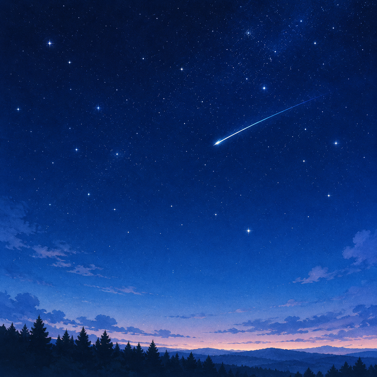 疑似星星的夜空